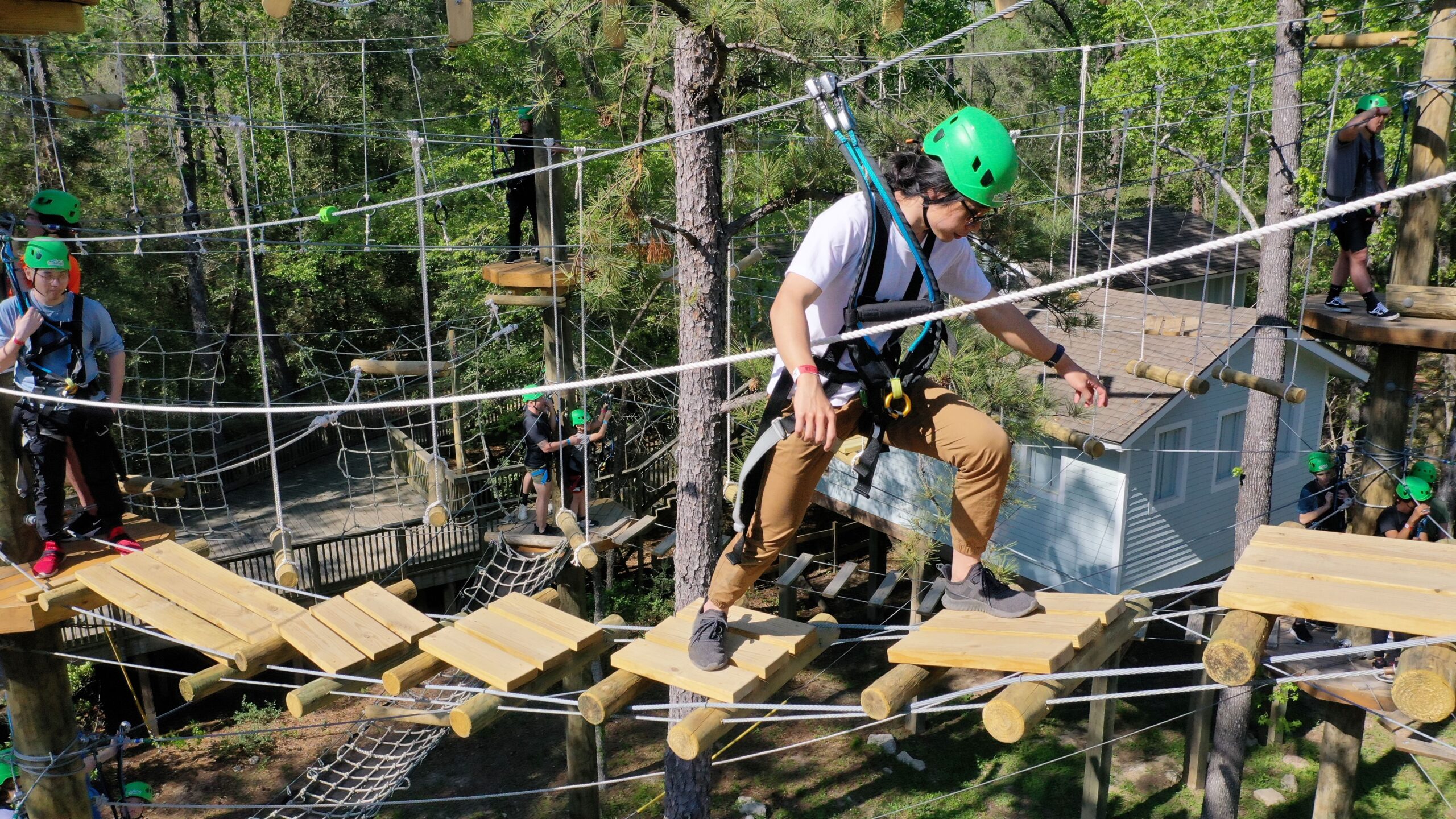 Texas TreeVentures Aerial Adventure Park in The Woodlands TX